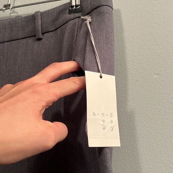 A New Day Women's Trouser Pants Elastizado Gray - Picture 2 of 7